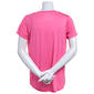 Plus Size René Rofé® Short Sleeve Scoop Neck High Low Tee - image 2