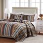 Greenland Home Fashions&#40;tm&#41; Durango Earth Striped Quilt Set - image 1