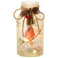 Transpac Christmas Cardinal Glass Jar Decor - image 1