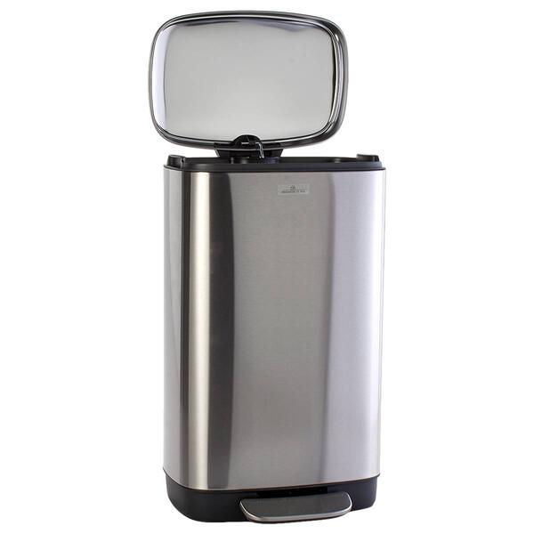 Organize It All 30 Liter Stainless Steel Waste Can - image 