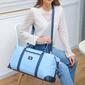 Badgley Mischka Barbara XL Canvas Tote Weekender Travel Bag - image 9