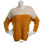 Womens Vince Camuto Long Sleeve Color Block Crew Neck Sweater - image 3