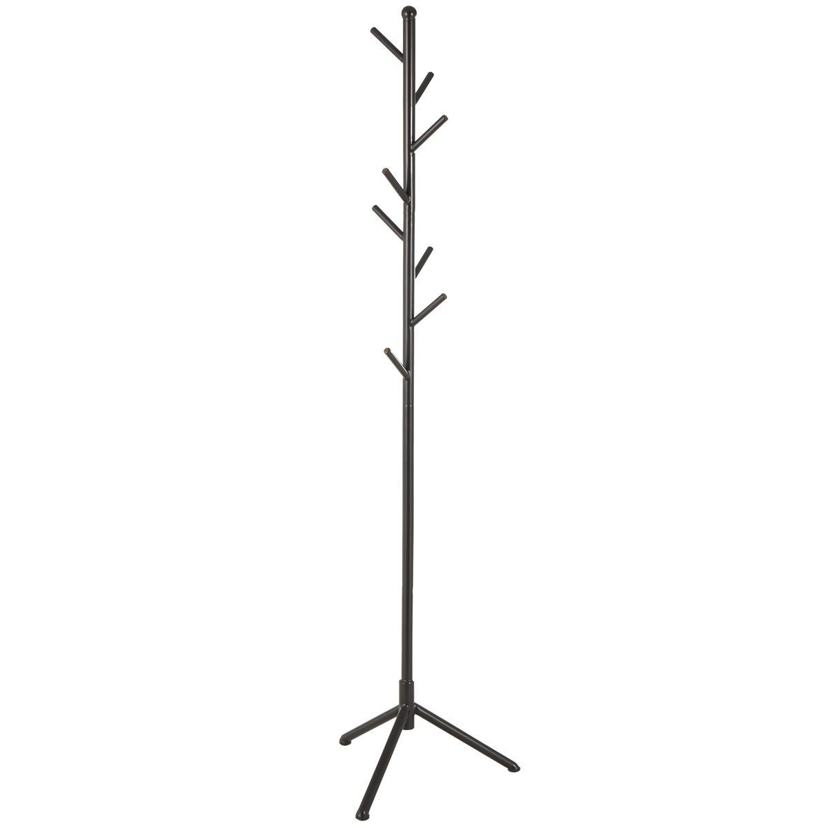 9th & Pike(R) Modern Black Metal Coat Rack