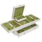 Mele & Co. Everly Wooden Triple Lid Jewelry Box - image 7
