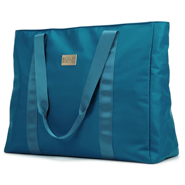 Badgley Mischka Nylon Travel Tote Weekender Bag - image 