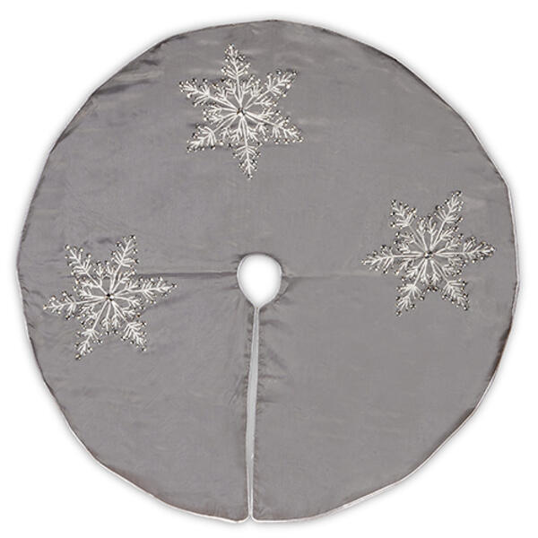 National Tree 42in. Snowflake Tree Skirt - image 
