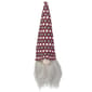 Northlight LED Red/White/Grey Knit Gnome Head Christmas Ornament - image 1