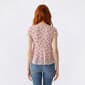 Juniors Madden Girl Floral Lace Sweetheart Cap Sleeve Top - image 2