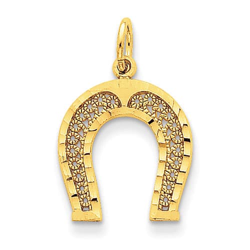 Gold Classics&#40;tm&#41; 14kt. Yellow Gold Horseshoe Charm - image 