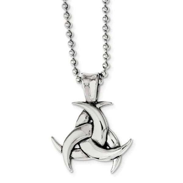 Mens Gentlemen's Classics&#40;tm&#41; Antiqued Celtic Knot Necklace - image 