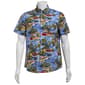 Mens Chaps Performance Button Down Shirt - Island Water - image 1