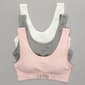 Juniors IZOD&#174; 3pk. Ribbed Seamless Comfort Bralette Bras IZ70058 - image 2