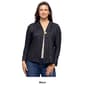 Womens 24/7 Comfort Apparel Button Front Long Sleeve Cardigan - image 4