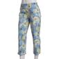 Womens Zac & Rachel Pull On Paisley Crop Pants - image 1