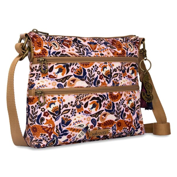 Sakroots Basic Nylon Crossbody - Autumn Enchanted Forest