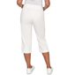 Petites Alfred Dunner Resort Living Smooth Waist Easy Pull- On C - image 2