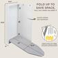 Ivation Wall Mounted Right Side Door Ironing Board w/ Mirror - image 6