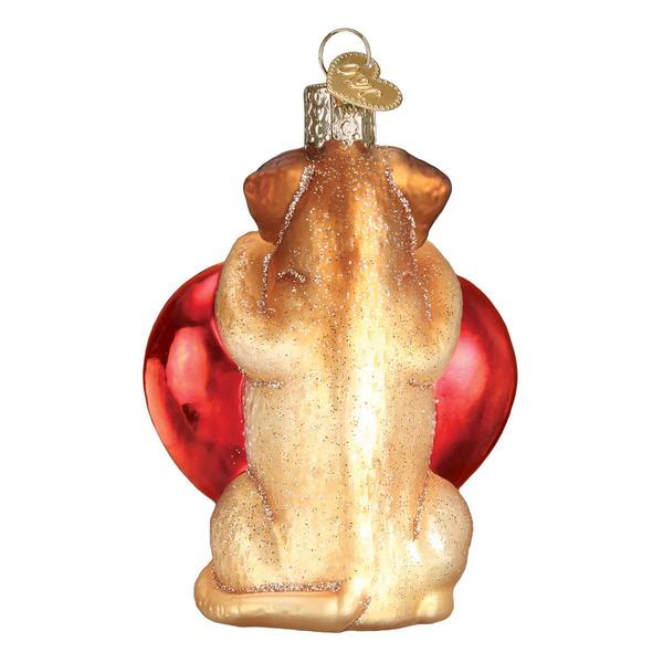 Old World Christmas I Love My Dog Ornament