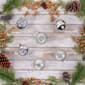 National Tree 6pc. Silver Shatterproof Ornament Balls - image 3