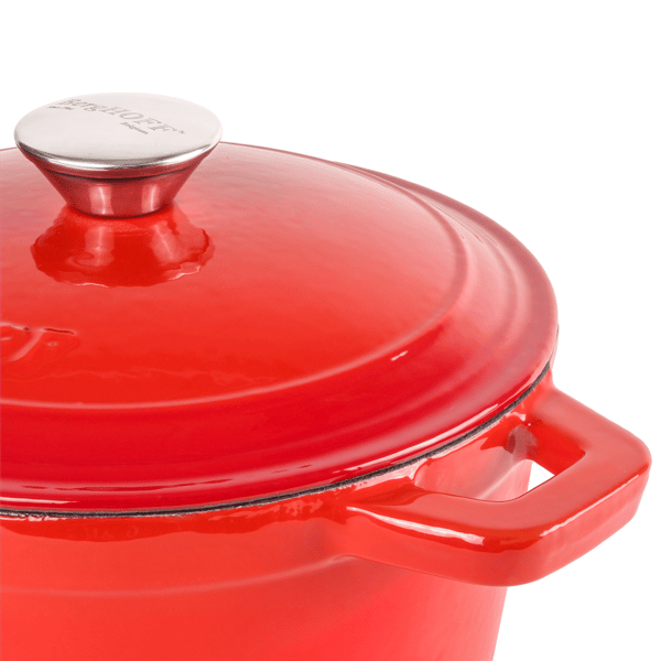 BergHOFF Neo 3pc. Cast Iron Grill Pan & Dutch Oven Cookware Set