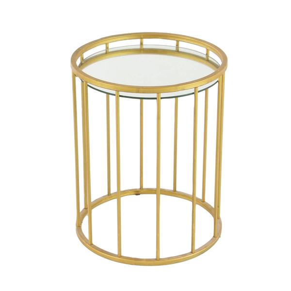 9th & Pike® Gold Metal Contemporary Accent Table - Set of 3
