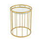 9th & Pike® Gold Metal Contemporary Accent Table - Set of 3 - image 2
