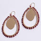 Ashley Cooper(tm) Teardrop Ring/Berry Beads/Dangling Disk Earrings - image 1