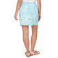 Womens Hearts of Palm Aqua Fresh Tropical Geometric Skort - image 2