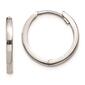 Gold Classics&#40;tm&#41; 14kt. White Gold Hinged Close Hoop Earrings - image 1