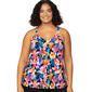 Plus Size Leilani Coconut Cove Bora Bora Tankini Swim Top - image 1