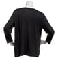 Womens René Rofé® Rhinestone Buttons Henley Pajama Tee - image 3