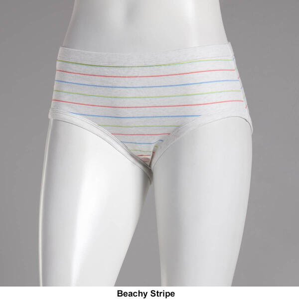 Womens St. Eve Soft Self Binding Stripe Hipster Panties 5164053