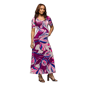 Womens 24/7 Comfort Apparel Floral A-Line Maternity Dress - image 2