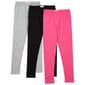 Girls (7-16) Freestyle Revolution 3pk. Solid/Marled Leggings - image 2