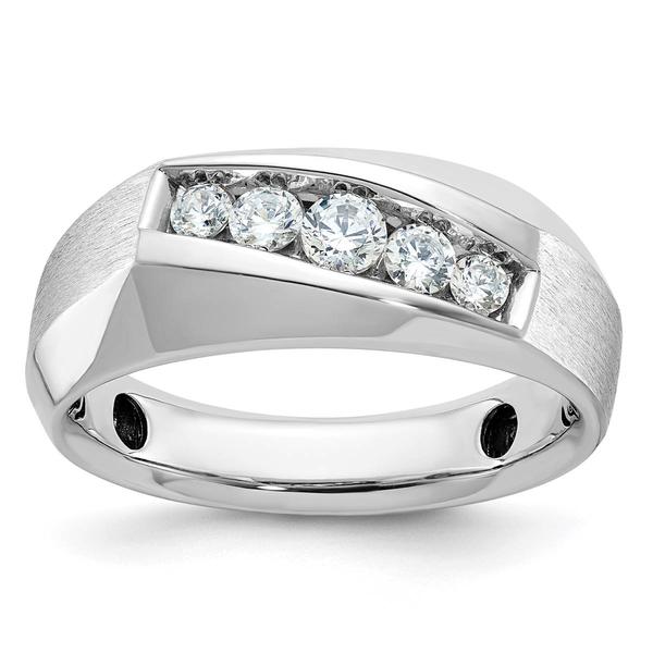 Mens Gentlemens Classics(tm) 14kt. White Gold 1/2ctw. Diamond Ring - image 