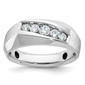 Mens Gentlemens Classics(tm) 14kt. White Gold 1/2ctw. Diamond Ring - image 1