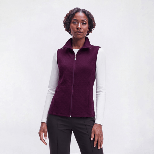 Womens Hasting & Smith Solid Quilted Vest