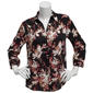 Womens AK Anne Klein 3/4 Sleeve Floral Button Front Blouse - image 1