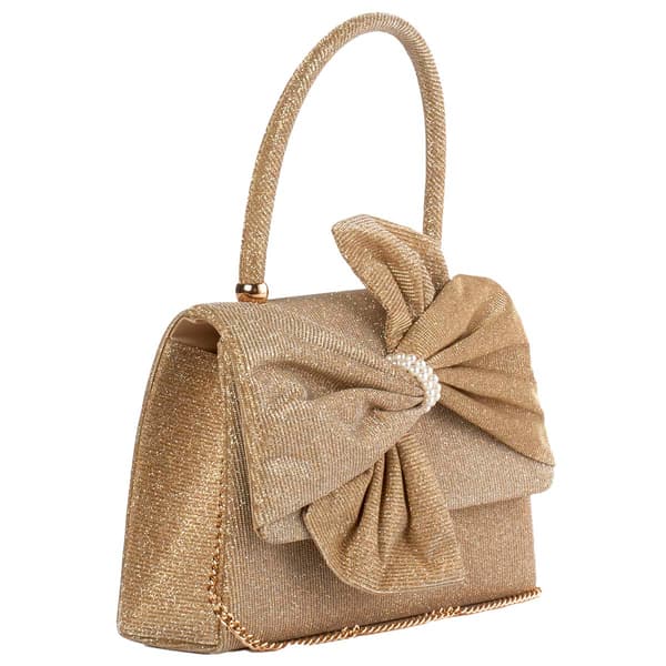 D''Margeaux Bow Clutch With Chain