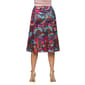 Womens 24/7 Comfort Apparel Paisley Comfortable Length Skirt - image 3