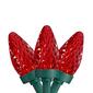Northlight Seasonal 50ct. Red LED C7 Faceted Christmas Lights - image 1