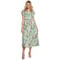 Womens Sandra Darren Short Sleeve Surplus Pleated Maxi Dress - image 1