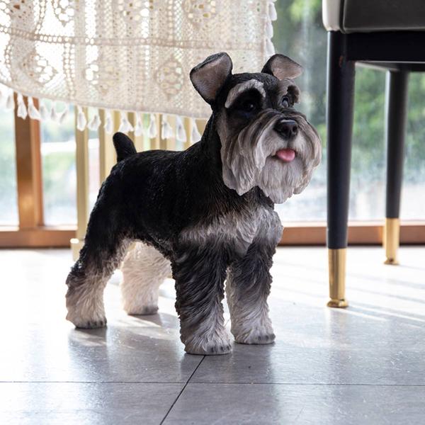 Hi-Line Gift Standing Miniature Schnauzer Garden Statue