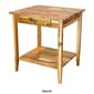 Casual Contemporary Living 2-Tier Acacia Square End Table - image 6