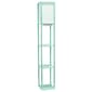 Simple Designs Floor Lamp Organizer Storage Shelf w/2 USB Ports - image 1