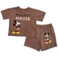 Toddler Boy Disney Mickey French Terry Back Art Tee & Shorts Set - image 1