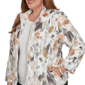 Plus Size Alfred Dunner Classics Watercolor Floral Zip Front Jack - image 5