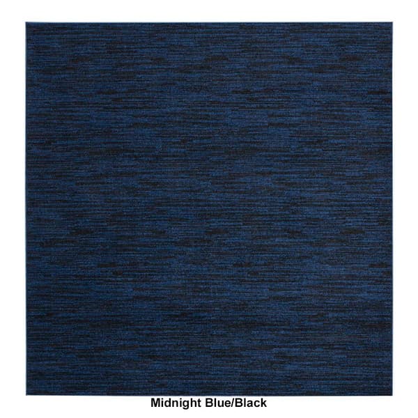 Nourison Essentials Two-Tone Indoor/Outdoor Square Rug
