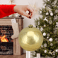 Northlight 6in. Shiny Vegas Gold Christmas Ball Ornament - image 3