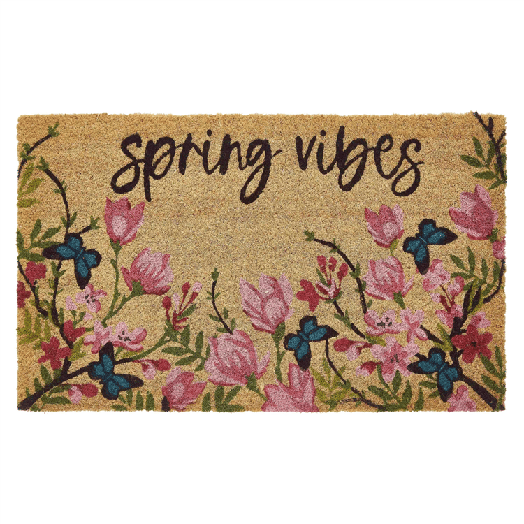 VCNY Home Spring Vibes Outdoor Coir Doormat